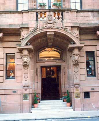 Townhouse Hotel, West George Street, Glasgow, former location of Stevenson Hall