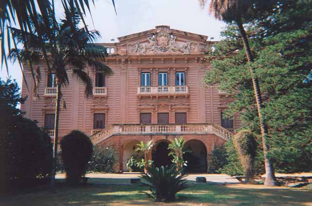 Close view of Villa Tasca, Palermo