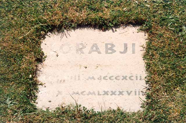 Tombstone for Kaikhosru Shapurji Sorabji, Corfe Castle